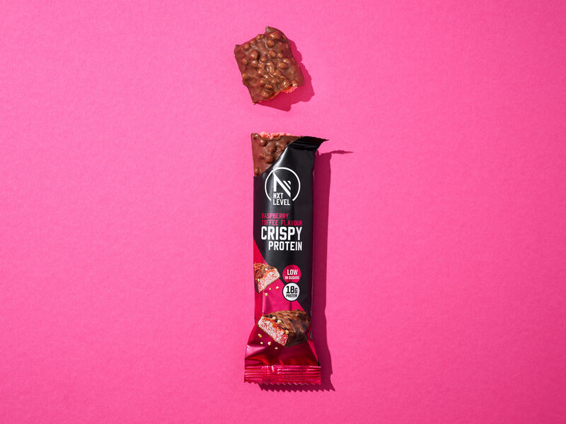 Crispy Protein Raspberry Toffee - 12 barras image number 2